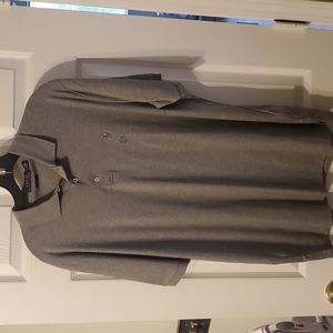 Gray polo shirt